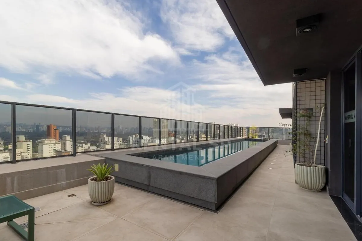 Piscina No Rooftop Otimo Studio No Jardim Paulista Sao Paulo 0*,  Brazil