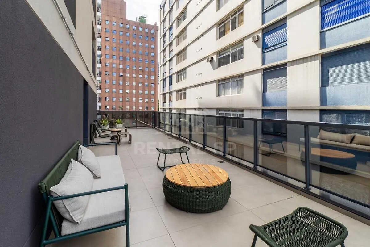 Piscina No Rooftop Otimo Studio No Jardim Paulista Sao Paulo Apartment