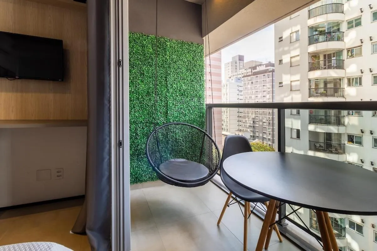 Piscina No Rooftop Otimo Studio No Jardim Paulista Sao Paulo Apartment