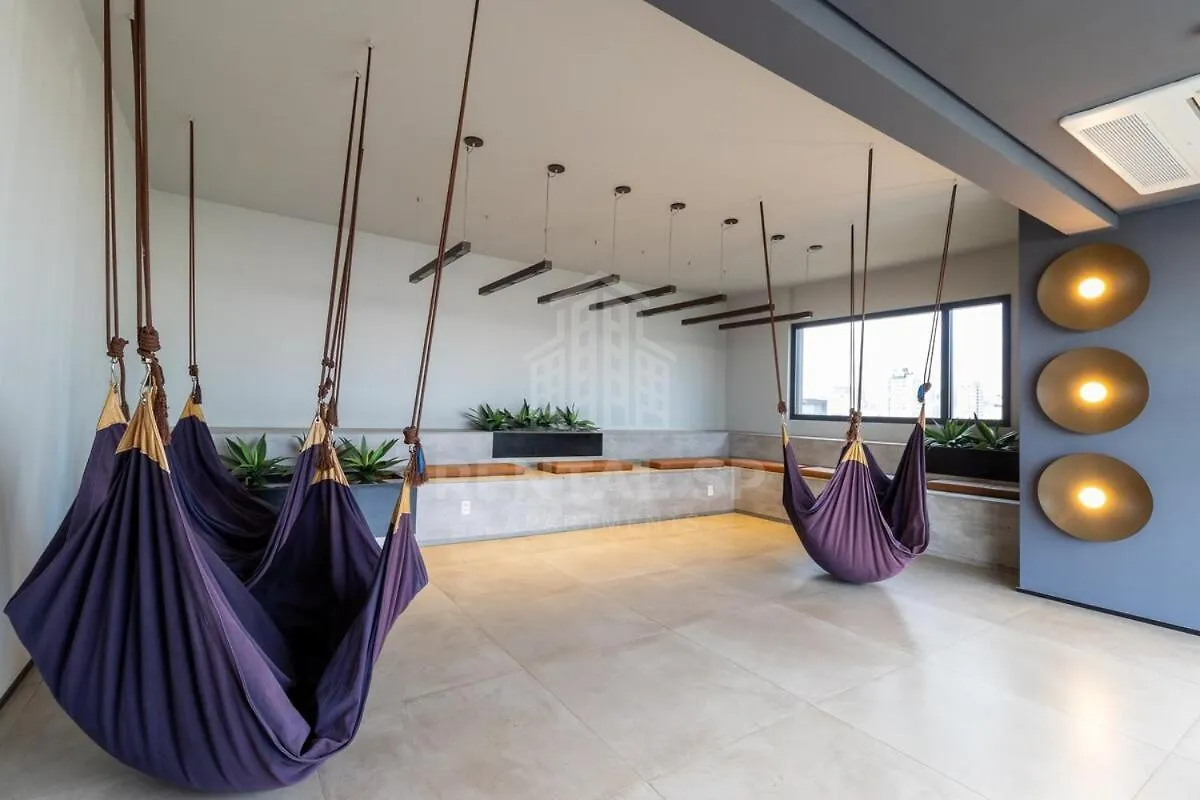 Piscina No Rooftop Otimo Studio No Jardim Paulista Σάο Πάολο