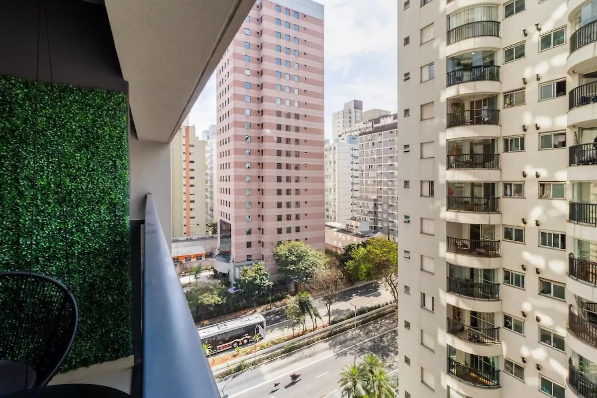 Piscina No Rooftop Otimo Studio No Jardim Paulista Σάο Πάολο