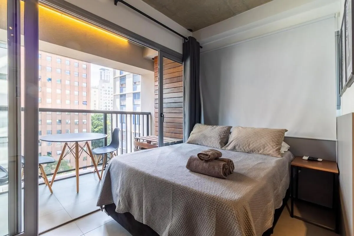 Piscina No Rooftop Otimo Studio No Jardim Paulista Σάο Πάολο Βραζιλία