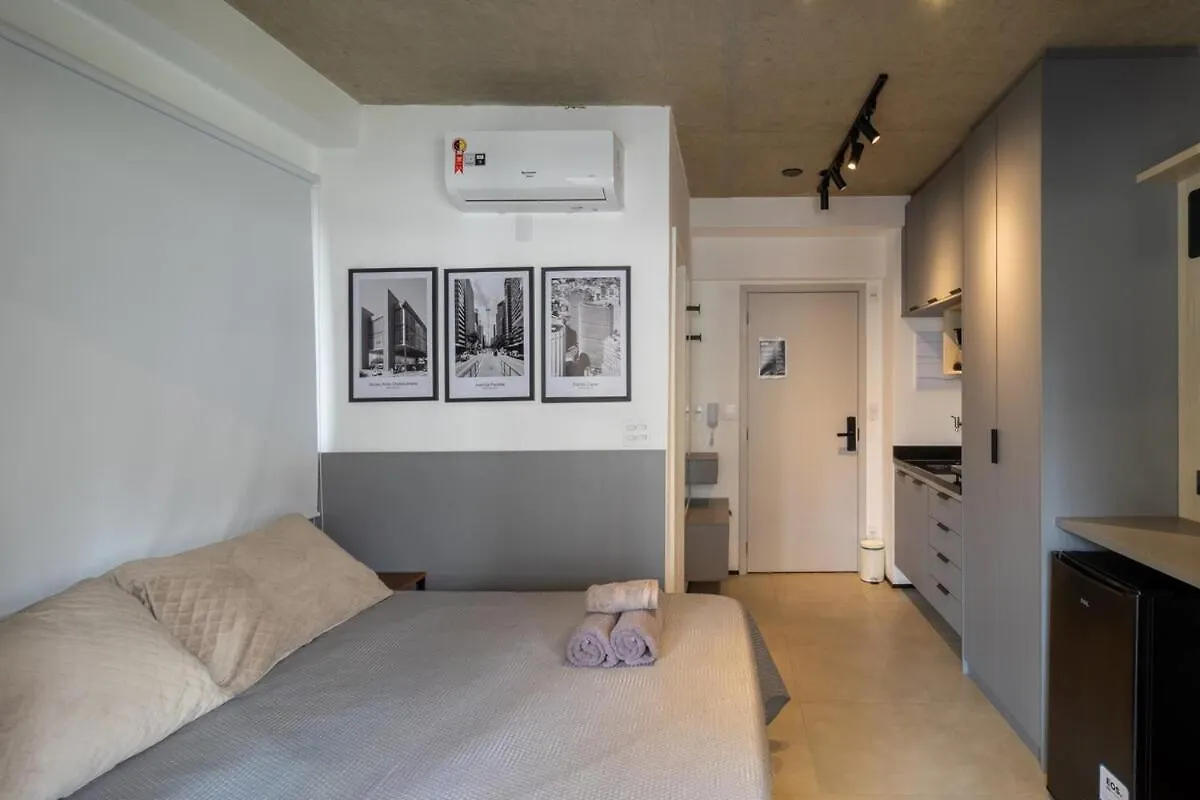 Apartmán Piscina No Rooftop Otimo Studio No Jardim Paulista São Paulo